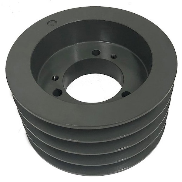 Bushing 4 Groove V-Belt Pulley 6 Inch OD